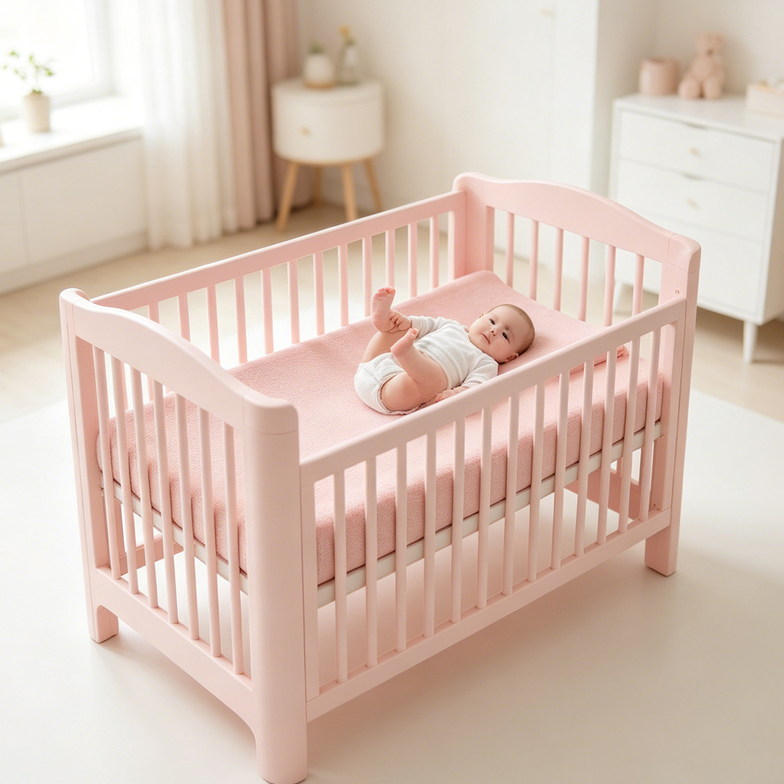 Changing Table Topper - 4Pcs Washable Changing Pad Covers Soft