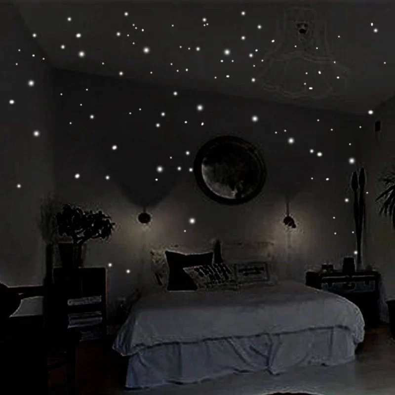Baby Nursery Wall Decals - 407pcs Luminous Wall Stickers Wall Decor