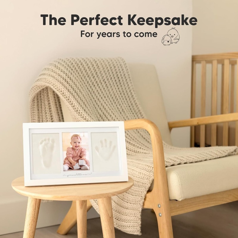 Baby Handprint Footprint Clay  - огляд і ціна Baby Nursery Picture Frames