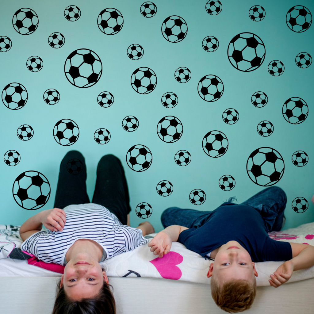 43Pcs Football Wall Stickers F - огляд і ціна Baby Nursery Wall Decals
