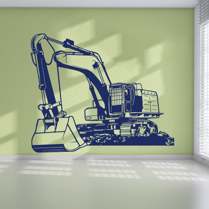 Large Heavy Equipmen Excavator - огляд і ціна Baby Nursery Wall Decals