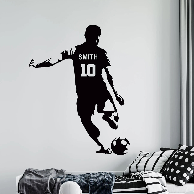 Personalized Soccer Player Nam - огляд і ціна Baby Nursery Wall Decals