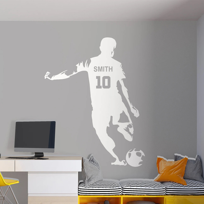 Personalized Soccer Player Nam - огляд і ціна Baby Nursery Wall Decals