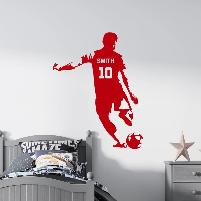 Personalized Soccer Player Nam - огляд і ціна Baby Nursery Wall Decals
