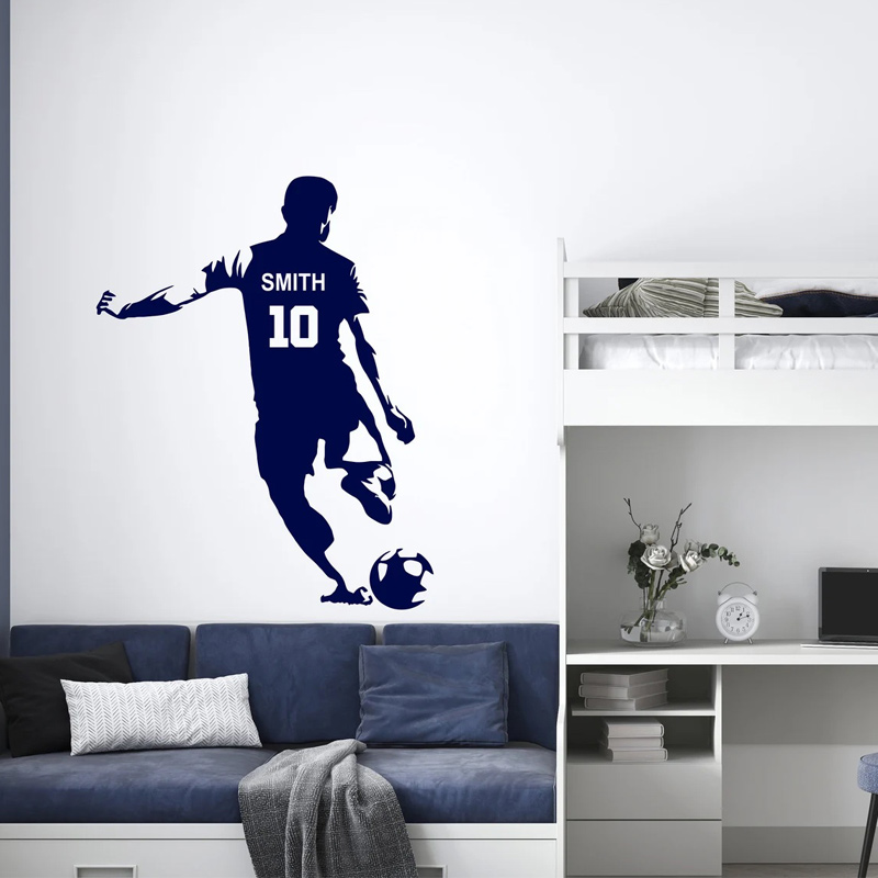 Personalized Soccer Player Nam - огляд і ціна Baby Nursery Wall Decals