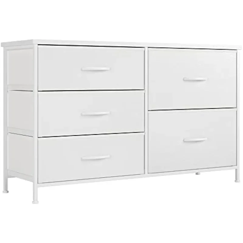 White Dresser for Bedroom with - огляд і ціна Baby Nursery Chest Of Drawers