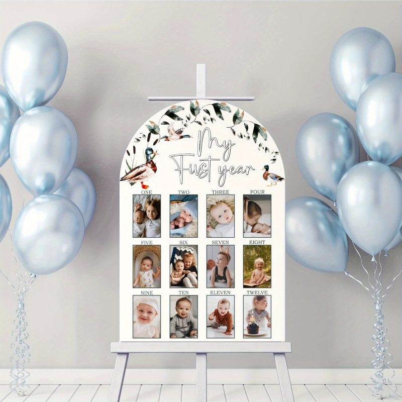 1pc My First Year Photo Board  - огляд і ціна Baby Nursery Picture Frames