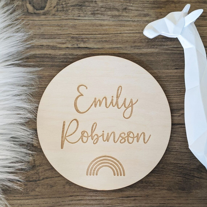 Engraved wood Nursery name sig - огляд і ціна Baby Nursery Name Wall Art