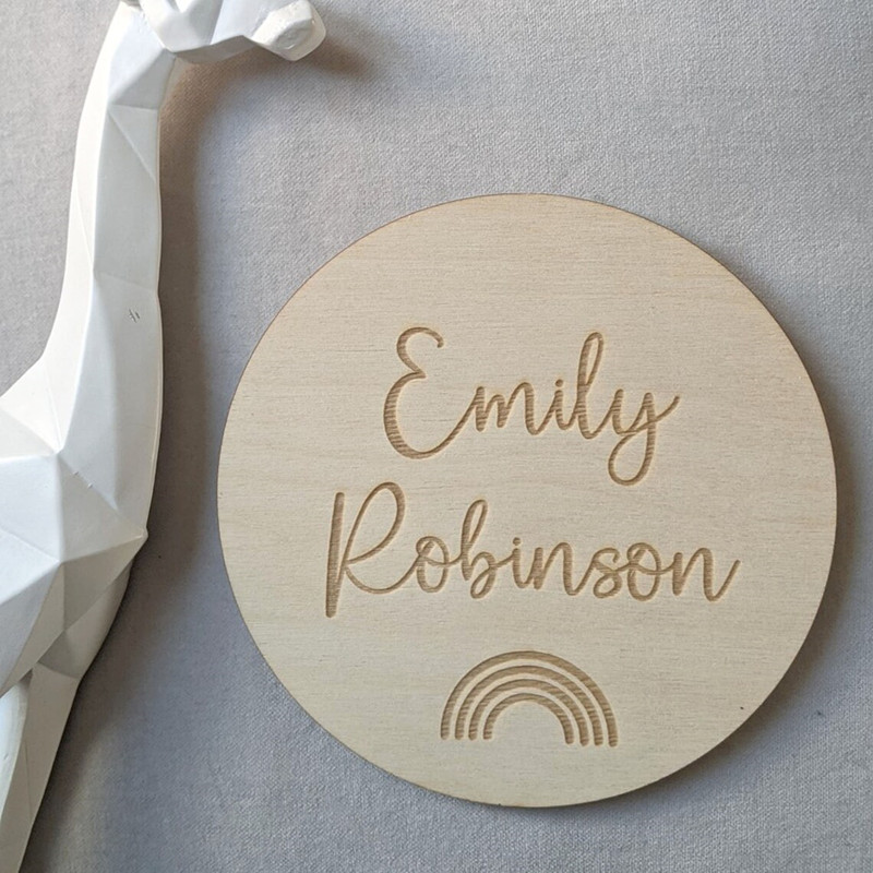 Engraved wood Nursery name sig - огляд і ціна Baby Nursery Name Wall Art