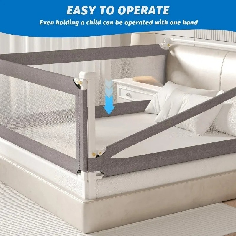 180cm Adjustable Crib Guardrai - огляд і ціна Bed Rail Toddler