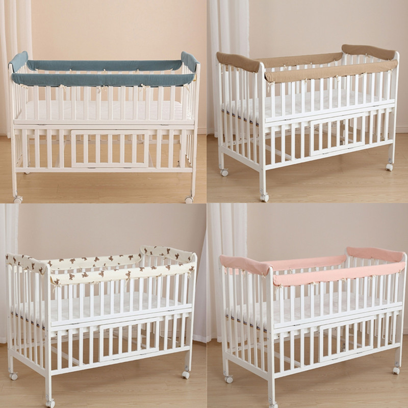 4 PCs Cotton Baby Bed Bumpers  - огляд і ціна Bed Rail Toddler
