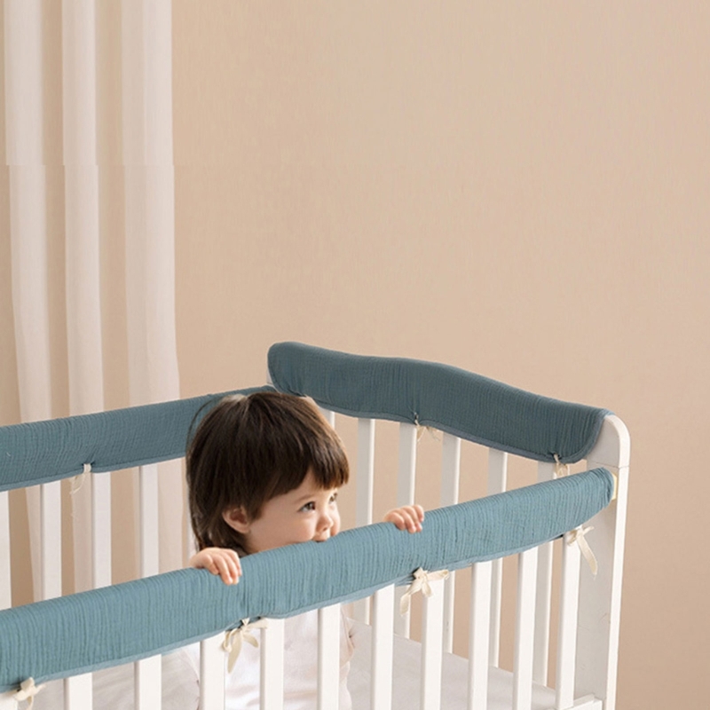 4 PCs Cotton Baby Bed Bumpers  - огляд і ціна Bed Rail Toddler