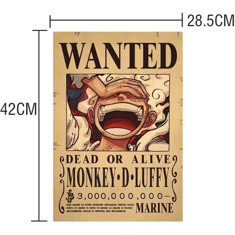 Anime One Piece Bounty Wanted  - огляд і ціна Baby Nursery Wall Decals