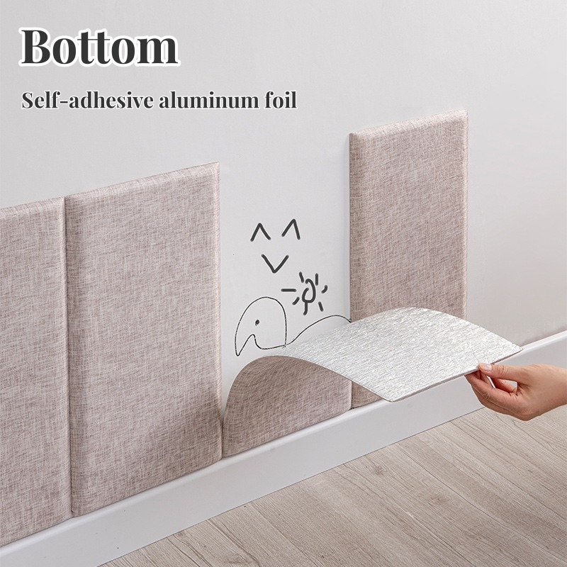 Linen Fabric 3D Wall Sticker U - огляд і ціна Baby Nursery Wall Decals