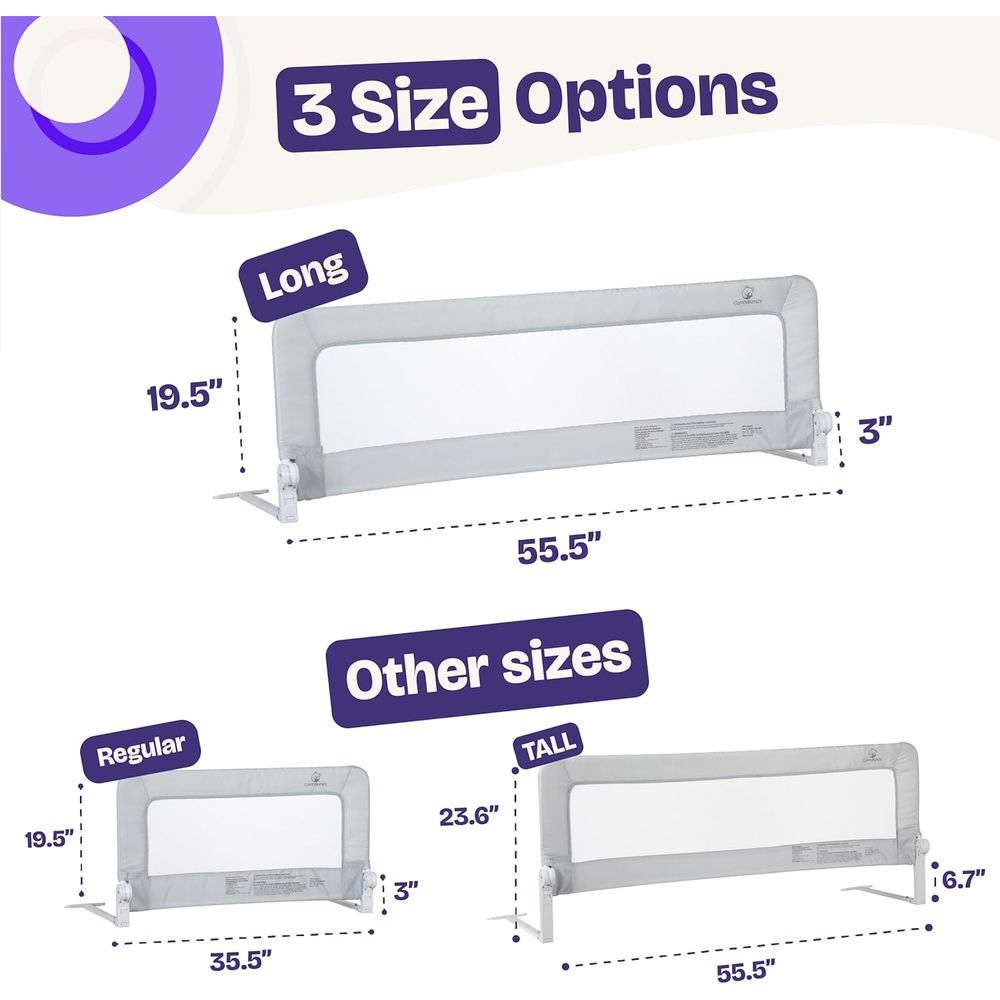 1-Pack Bed Rail Toddlers 55.5  - огляд і ціна Bed Rail Toddler