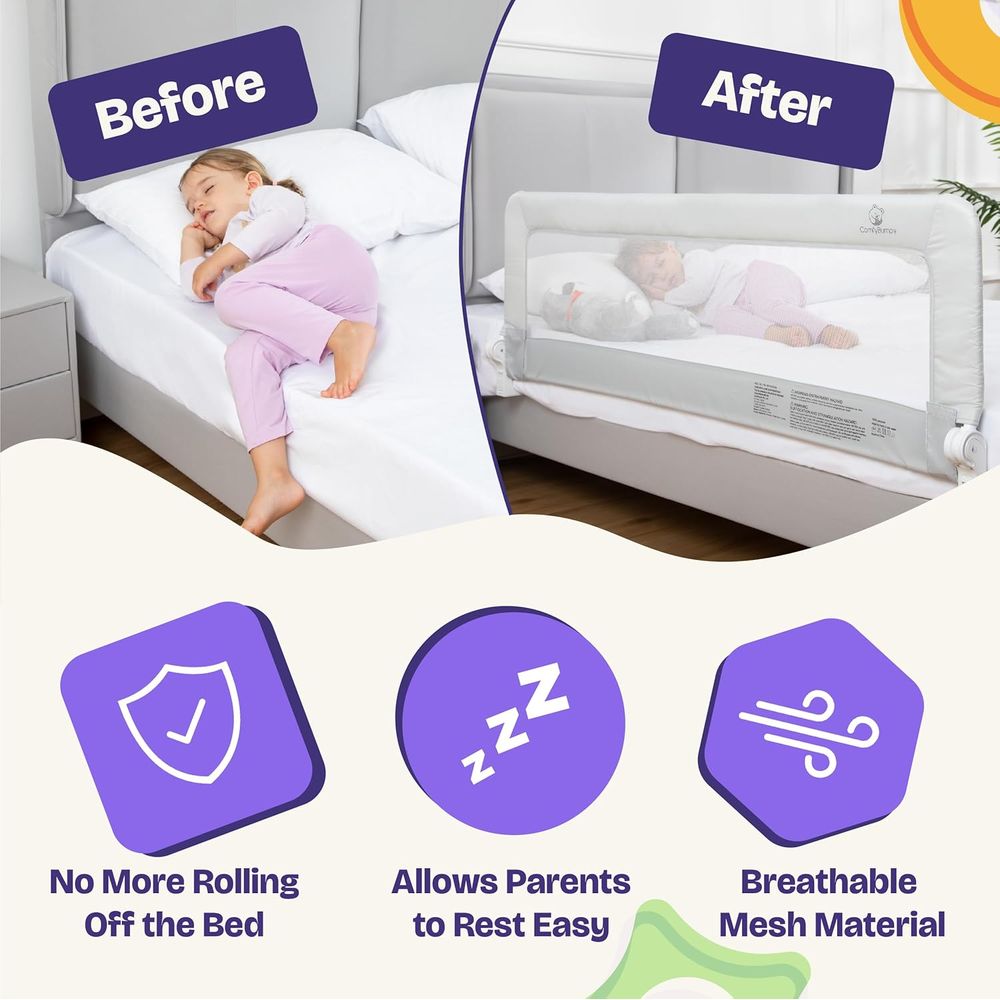1-Pack Bed Rail Toddlers 55.5  - огляд і ціна Bed Rail Toddler