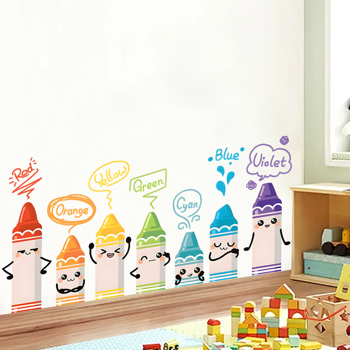 Cartoon Cute Colorful Crayon P - огляд і ціна Baby Nursery Set Furniture