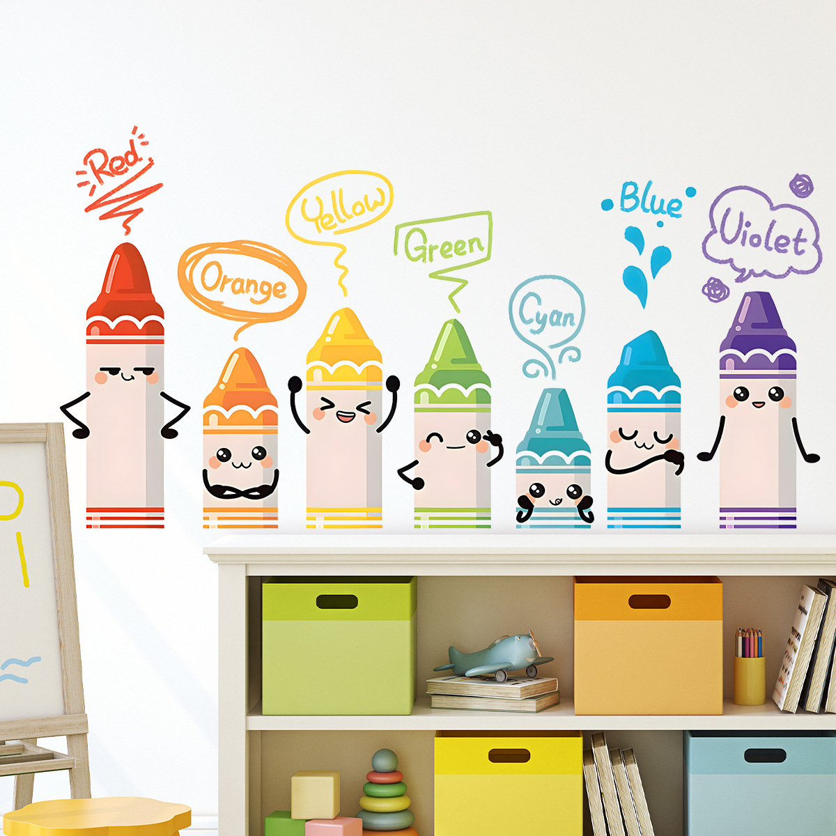 Cartoon Cute Colorful Crayon P - огляд і ціна Baby Nursery Set Furniture