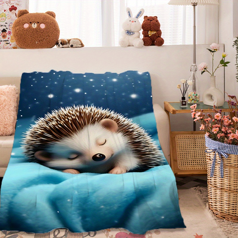 Cute Hedgehog Nursery Blanket  - огляд і ціна Baby Nursery In Hospital
