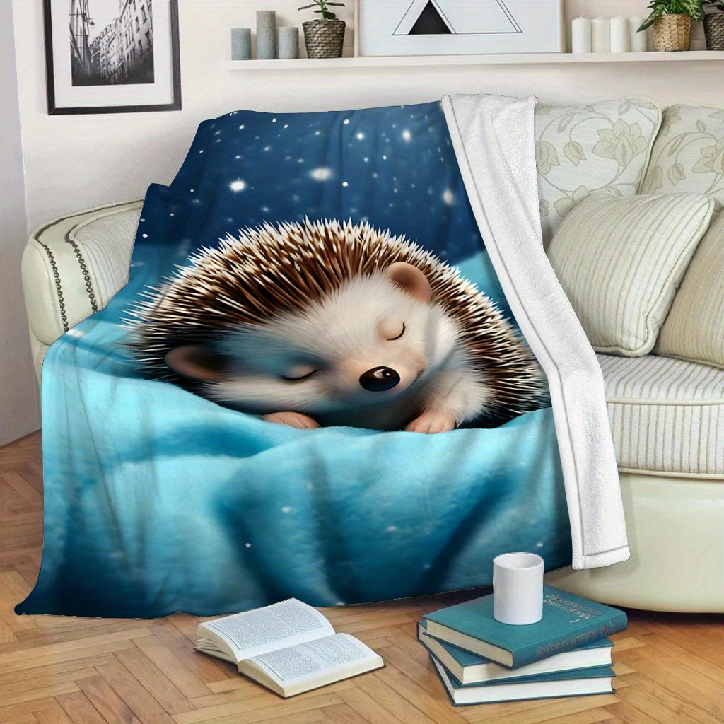 Cute Hedgehog Nursery Blanket  - огляд і ціна Baby Nursery In Hospital