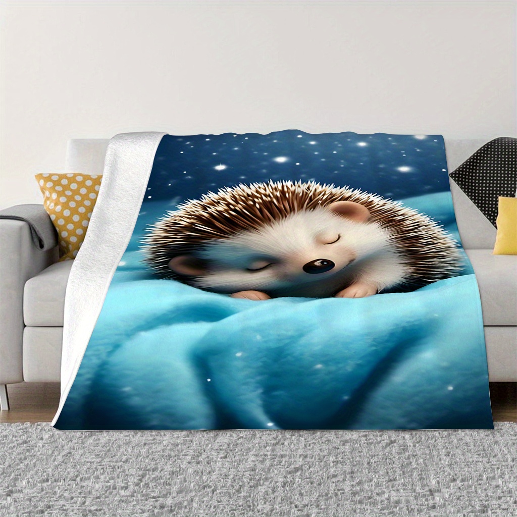 Cute Hedgehog Nursery Blanket  - огляд і ціна Baby Nursery In Hospital