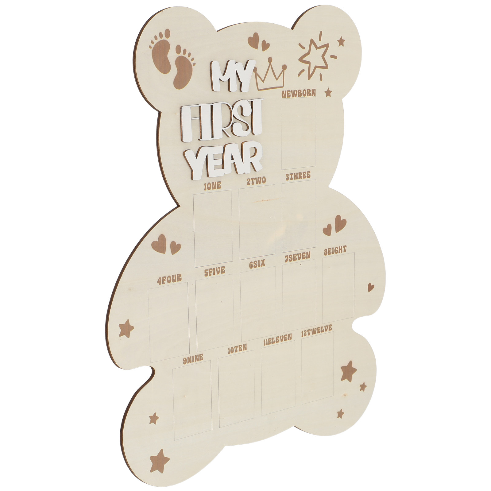 Wooden Baby Photo Board First  - огляд і ціна Baby Nursery Picture Frames