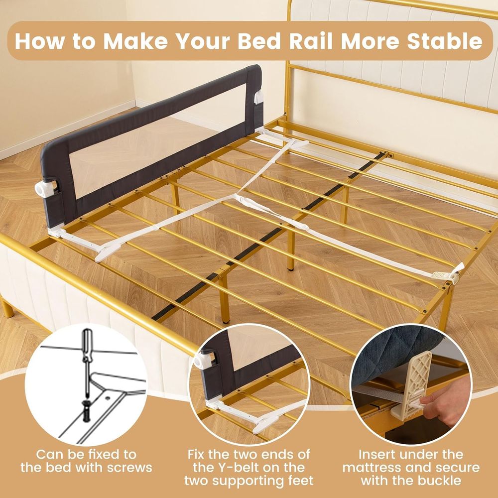 60-Inch Extra Long Portable Sw - огляд і ціна Bed Rail Toddler