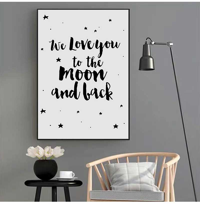 Sign Poster Stars Nursery Canv - огляд і ціна Baby Nursery Picture Frames