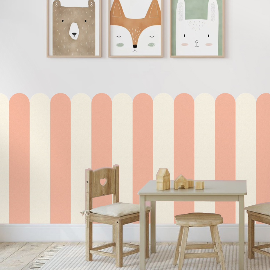 Multicolor Vertical Striped Ar - огляд і ціна Baby Nursery Wall Decals